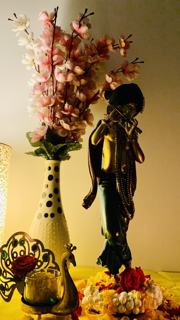 A detail from The Krishna Corner